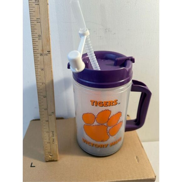 Clemson Victory Mug Whirley 32 oz w/straw (not tested) - Picture 4 of 5